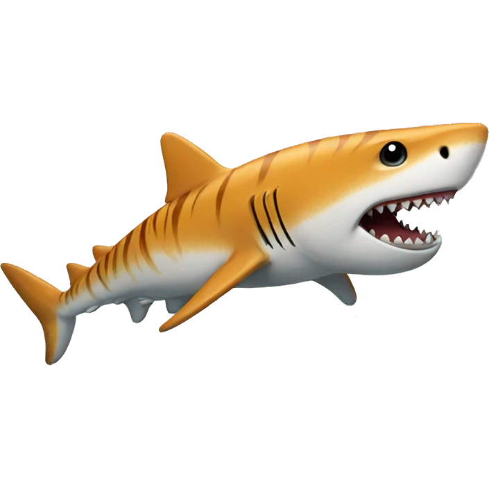  tiger surf shark emoji