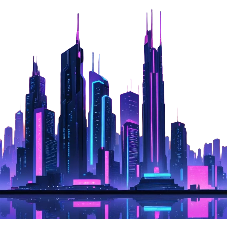 Cyberpunk aesthetic dark city with neon lights shiny lights and vaporwave sunset scenery scene, neoncore, pastelcore, aesthetic, sparkly, shiny, beautiful, elegant, pretty, amazing, epic emoji