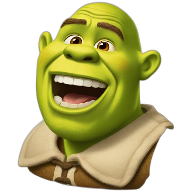 shrek eating mcdonald emoji