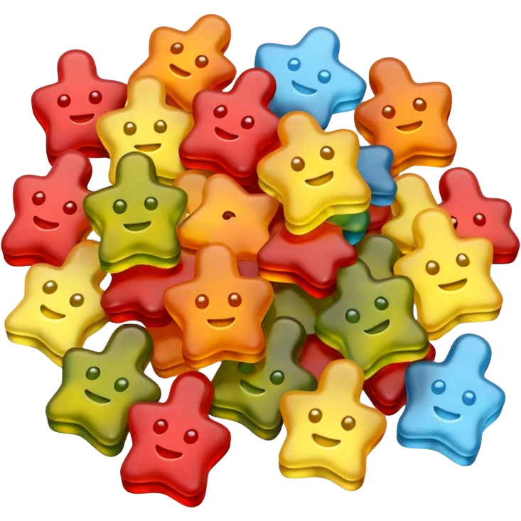 pack of haribo starmix gummies  emoji