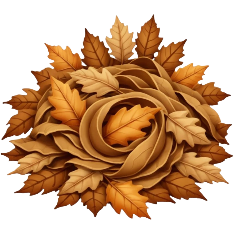 create dryleaf emojis with different moods emoji