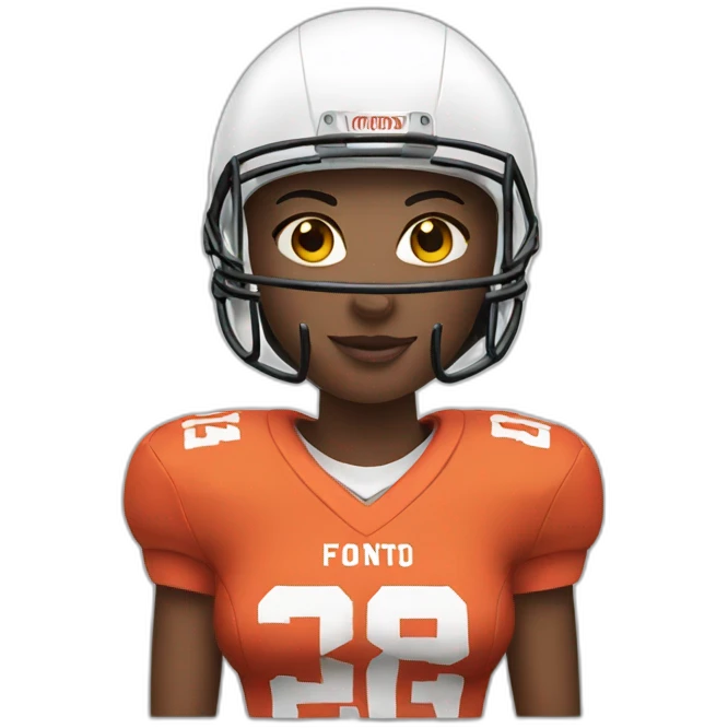 female football player emoji