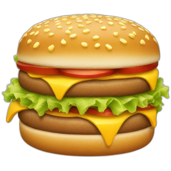 Big mac emoji