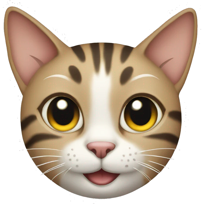 Cat smiling emoji