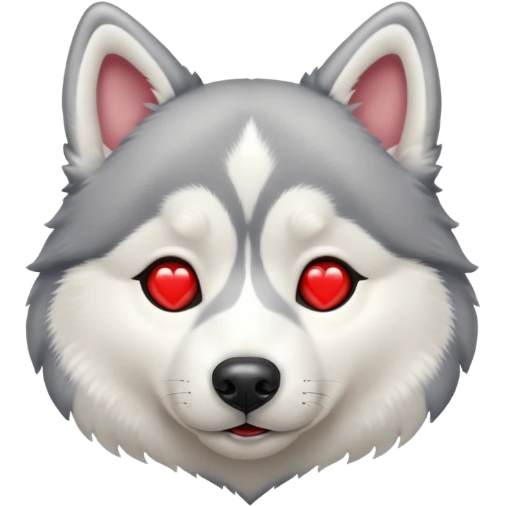 Husky mit Herz emoji