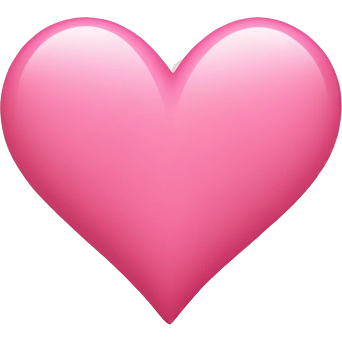 Warm pink heart emoji