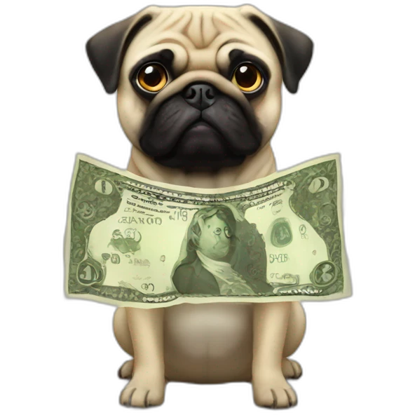 pug-money emoji