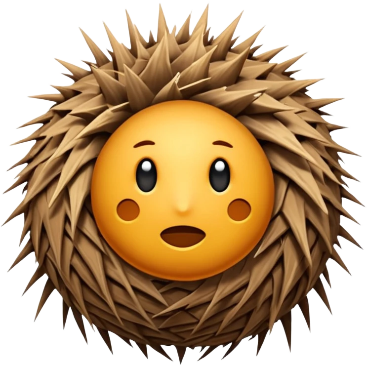 tumbleweed with no face emoji