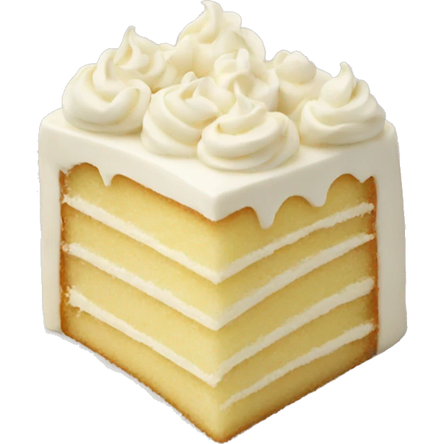 light vanilla cake emoji
