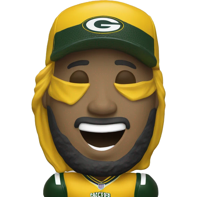 Green Bay Packers bobblehead emoji