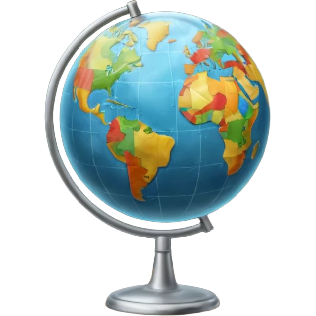 globe on an empty chalkboard emoji