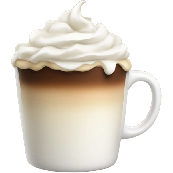 Coffee with whipped cream  emoji