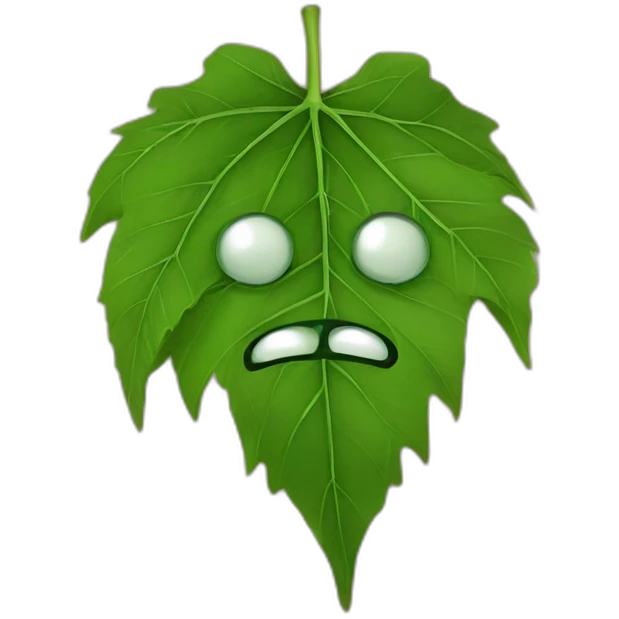 vine leaf with eyes that reist to every attacks emoji