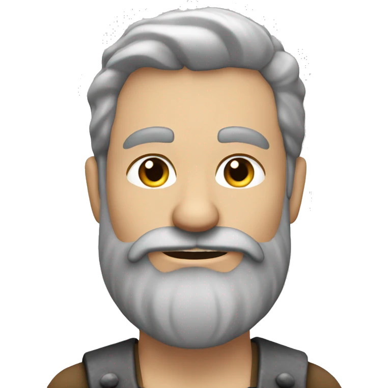 british white blacksmith with beard emoji