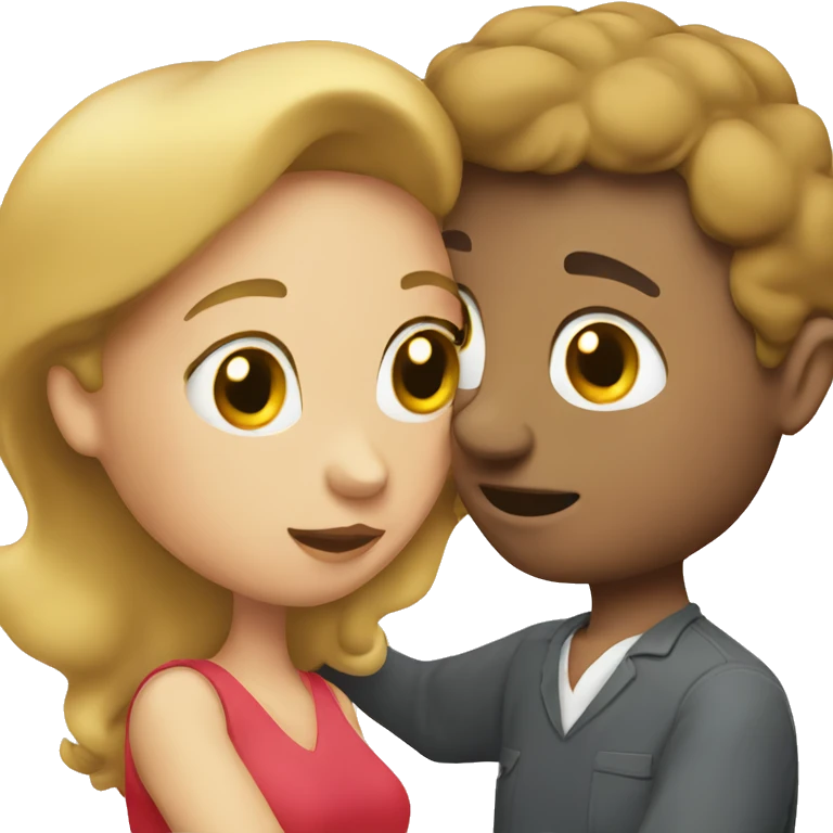 Husband wife kissing emoji