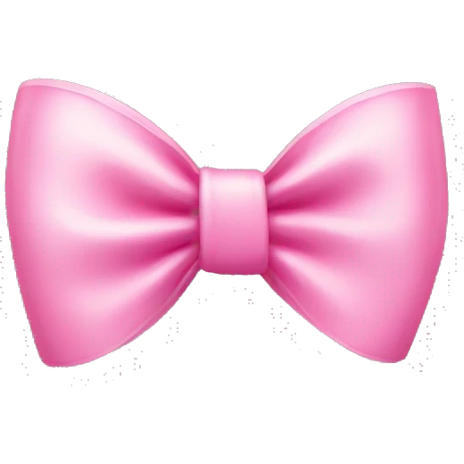 Pink bow  emoji