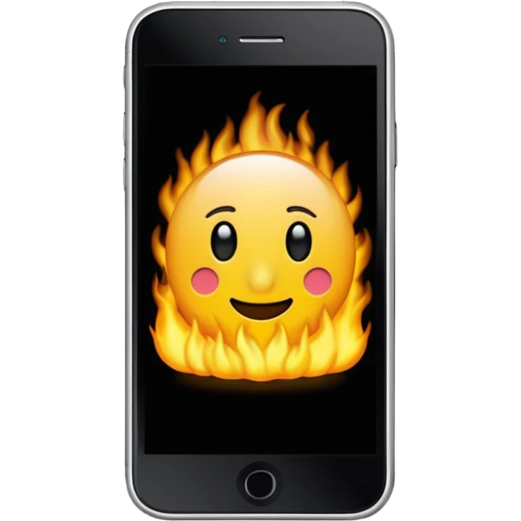 iphone  con fondo negro que diga "llamada entrante" emoji