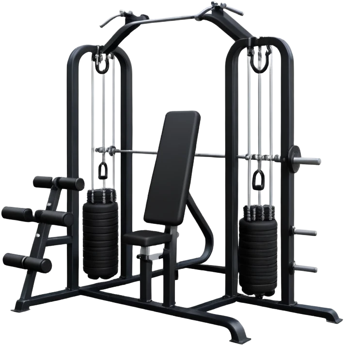 gym two side cable machine emoji