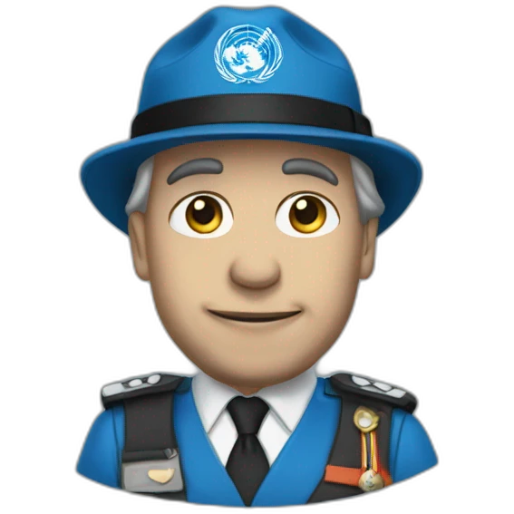 Un schtroumpf emoji