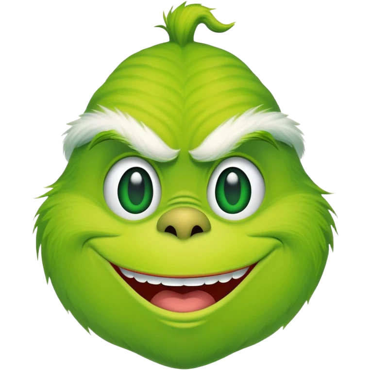 Grinch smile emoji