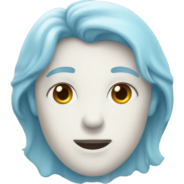 Light blue heart  emoji