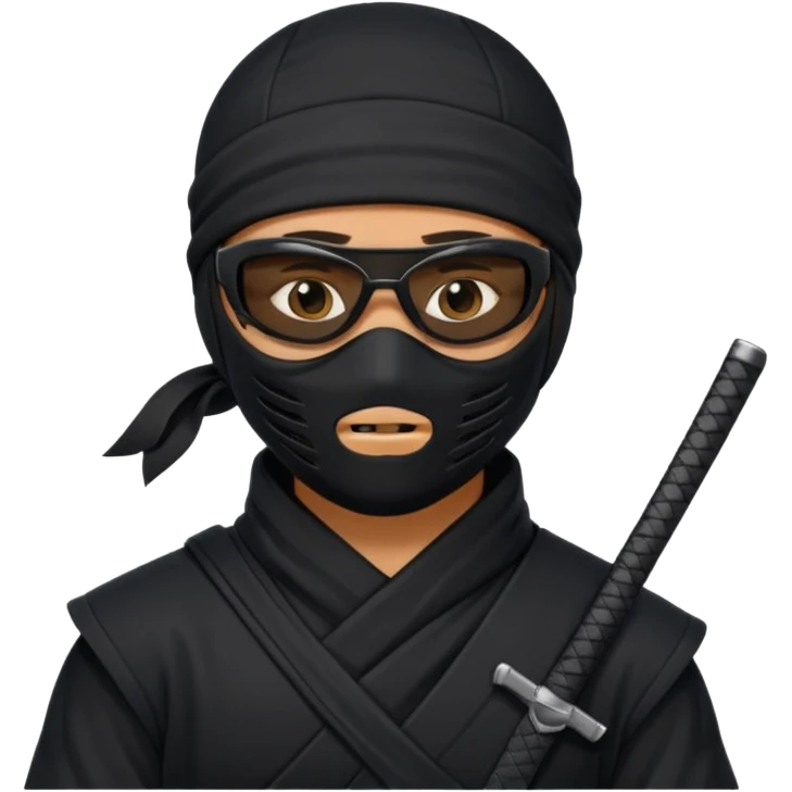 Ninja with sunglasses emoji