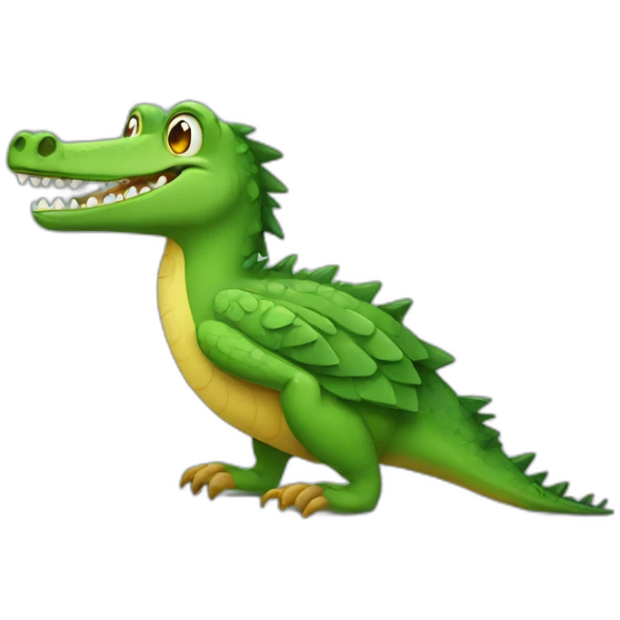 crocodile bird emoji