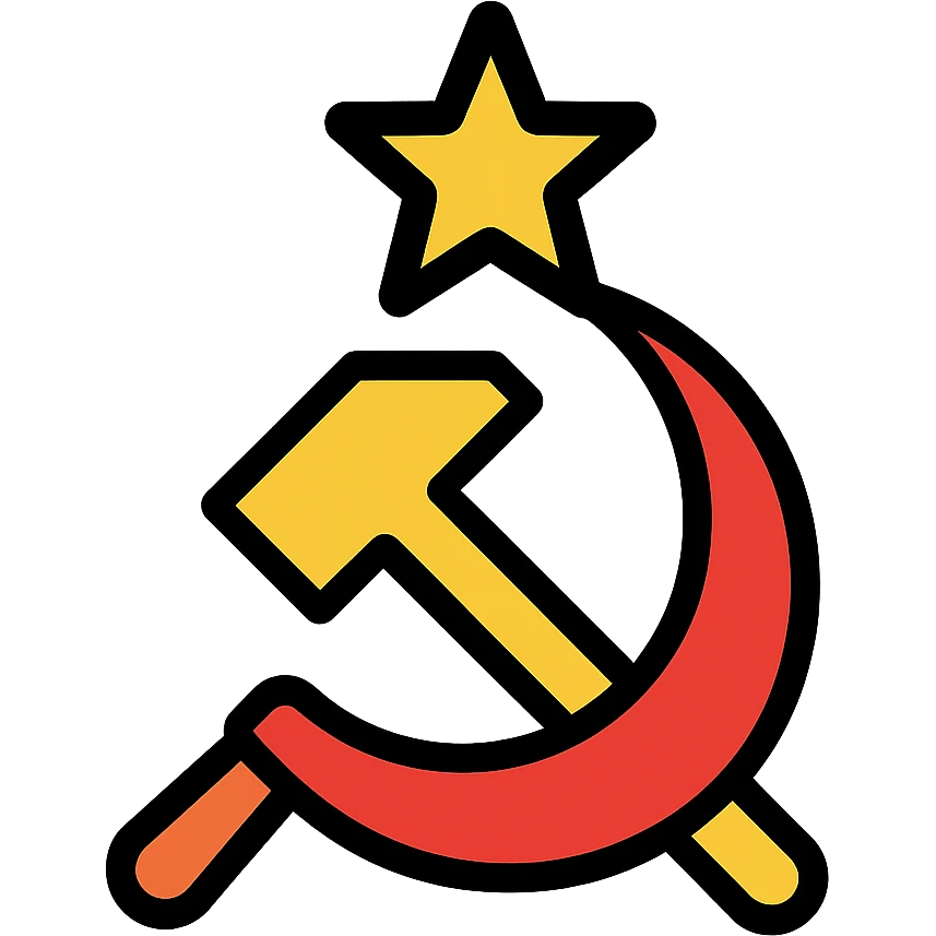 creative interpretation of CCP, abstract, recognizable, graphic style emoji