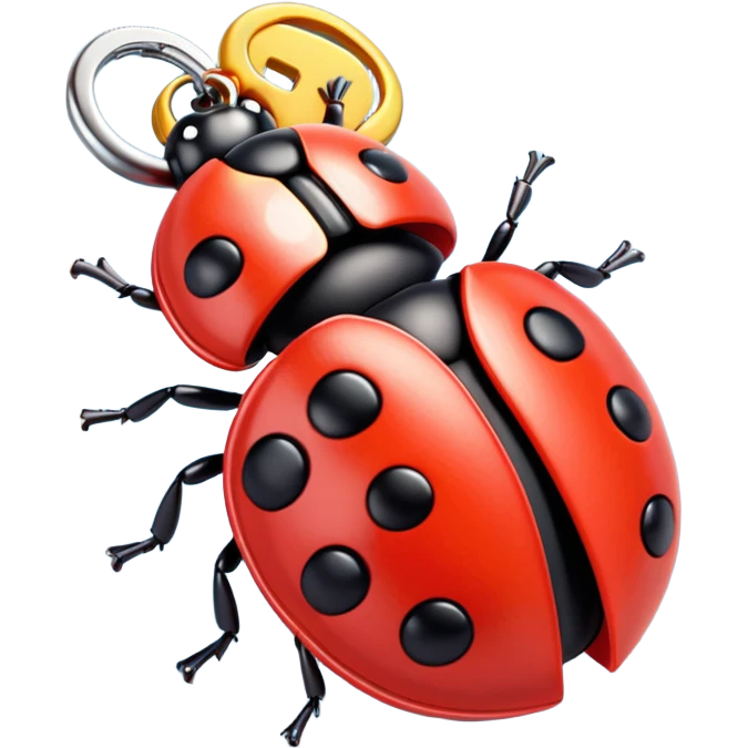 Wind-up ladybug emoji