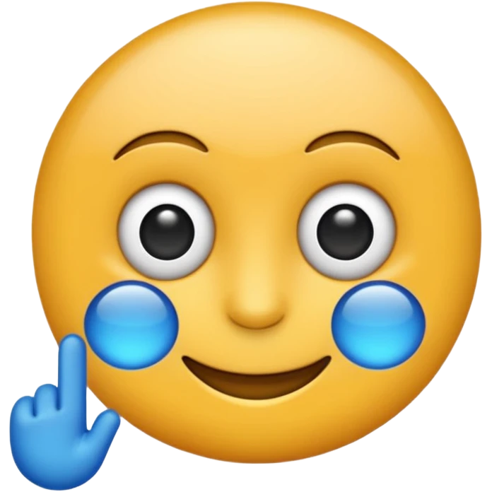 O emoji azul com o selo verificado dentro emoji