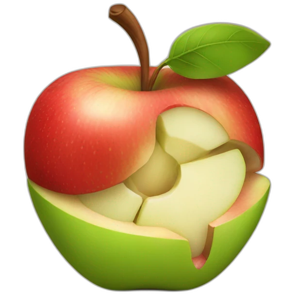 apple bite emoji