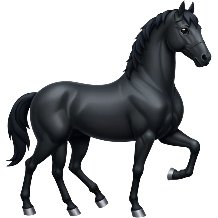 Black horse emoji