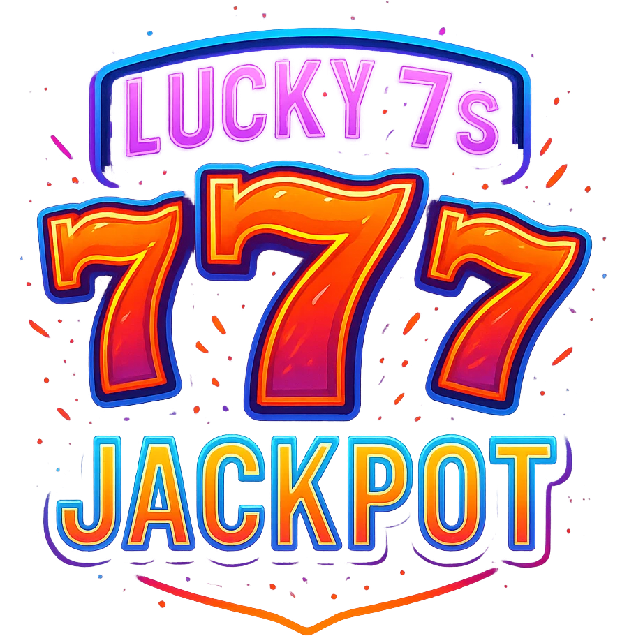 lucky 7s and jackpot, Twitch streamer vibe, vibrant colors, digital art style emoji