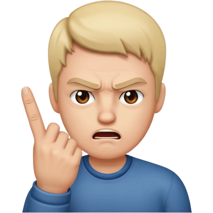 middle finger figgo emoji
