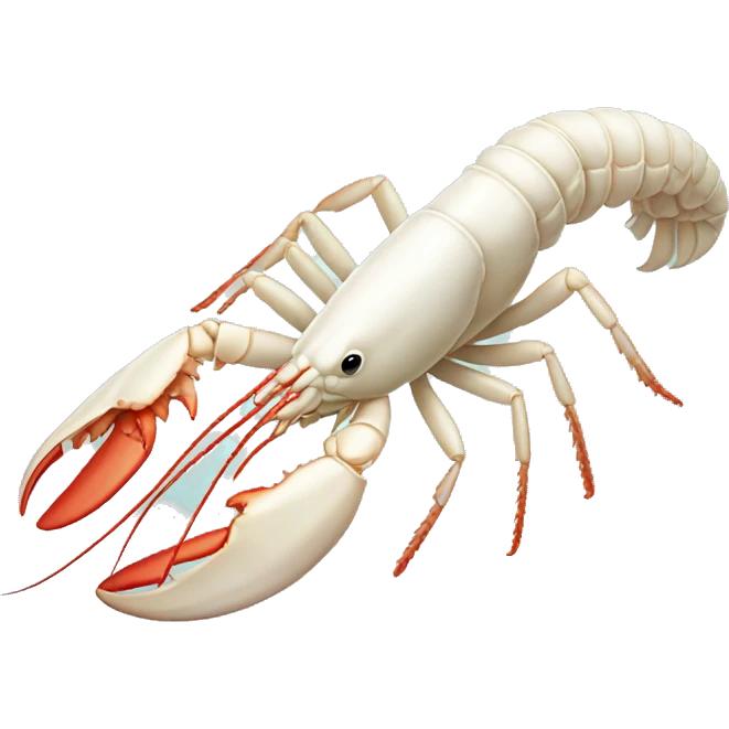 White lobster  emoji