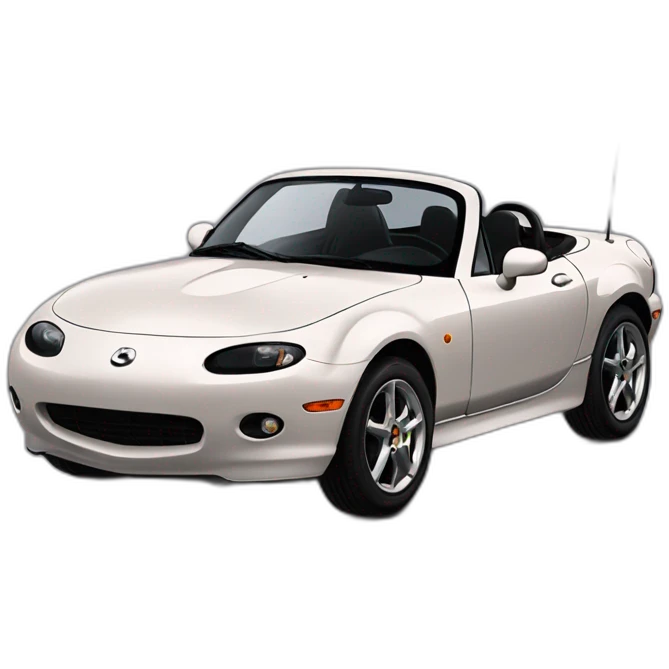 mazda mx-5 nb 1999 orange evolution emoji