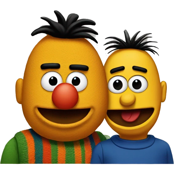 Bert and ernie emoji