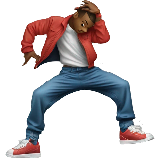 breakdancer 90s freestyler emoji