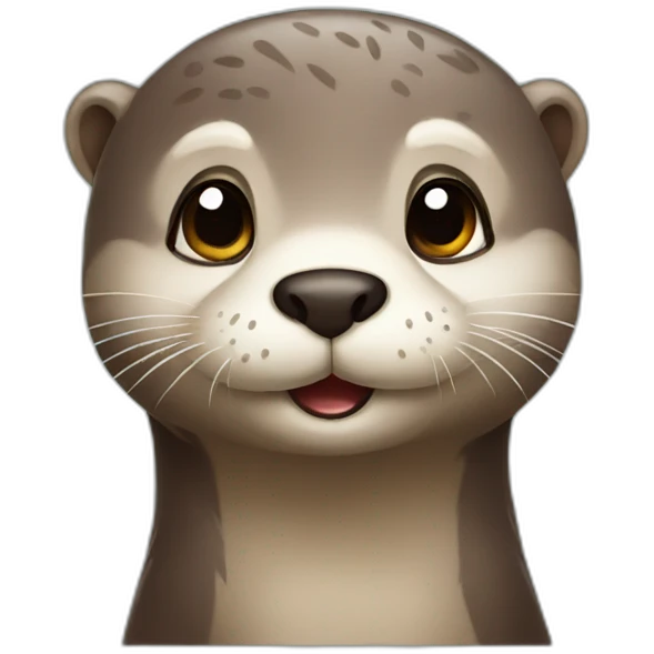 cute otter emoji