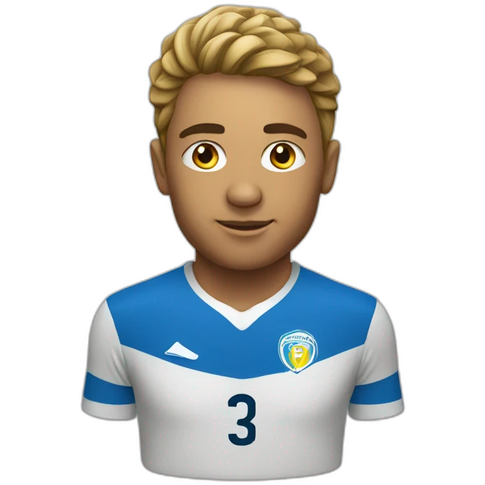 Award for the world best soccer player emoji