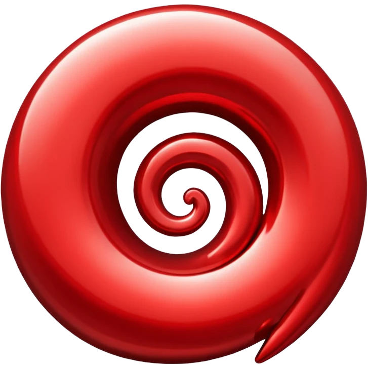 Ciclo o esprilar rojo emoji