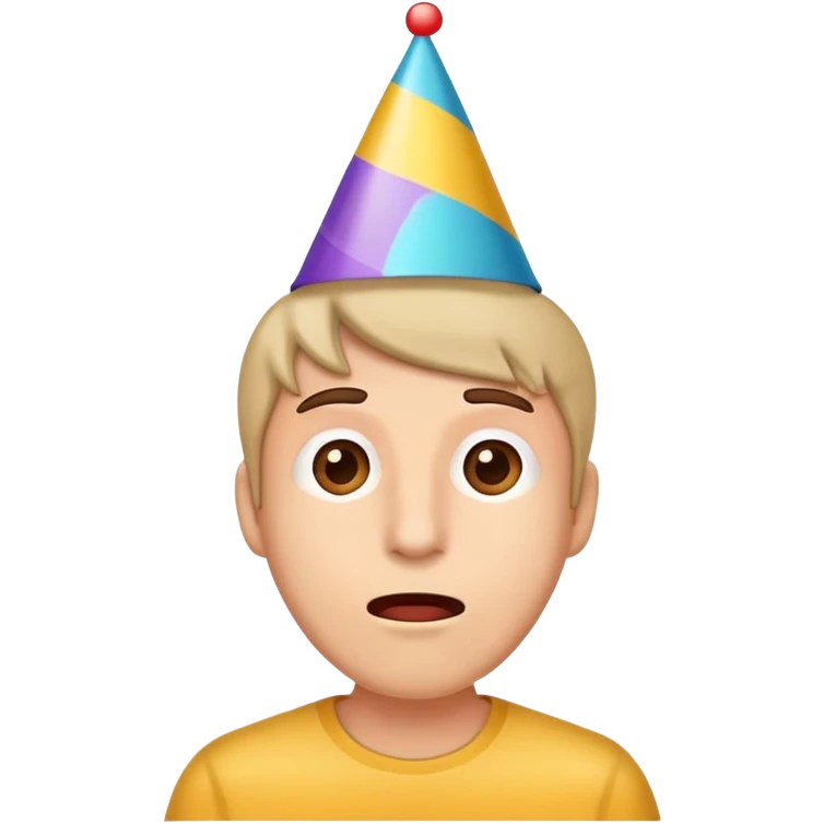 Nervous celebrate emoji