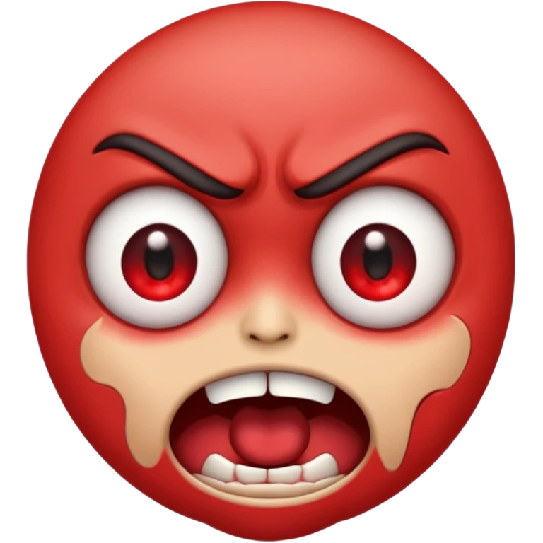 Make a scary emoji emoji