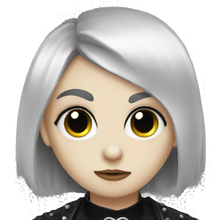 goth heart emoji