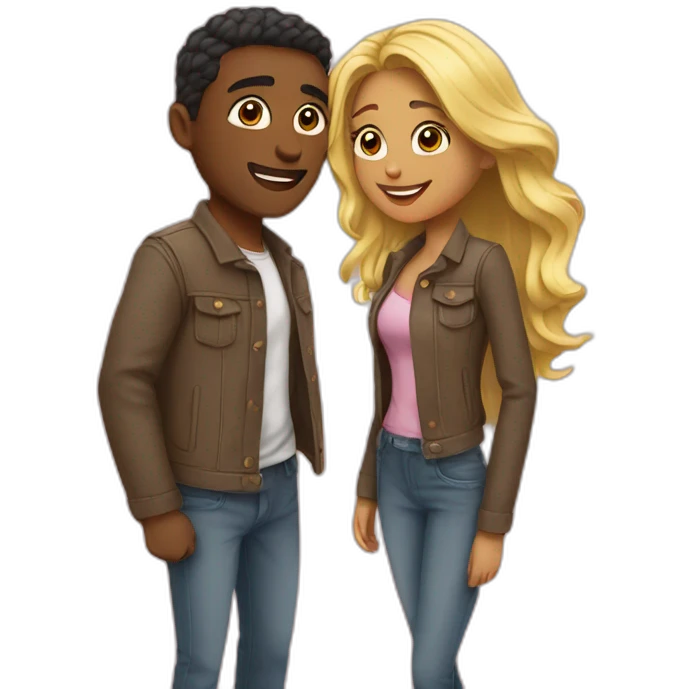 Couple amour emoji