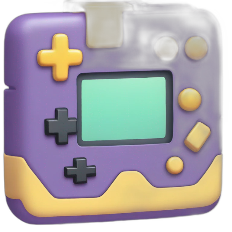 Game Boy with like emoji