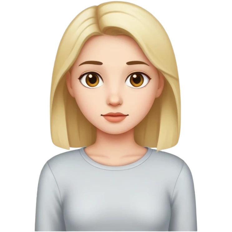 The girl in the longsleeve emoji