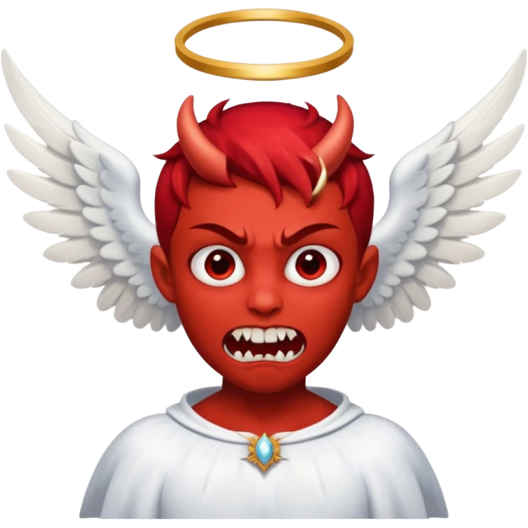 شيطان وملائكة emoji