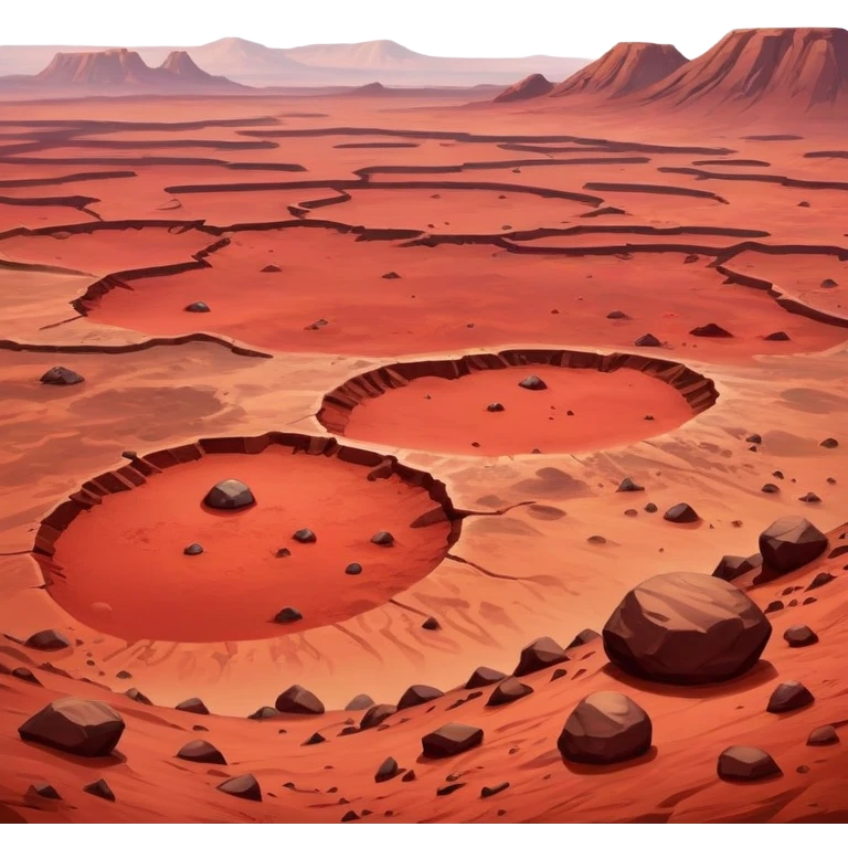 red planet Mars emoji