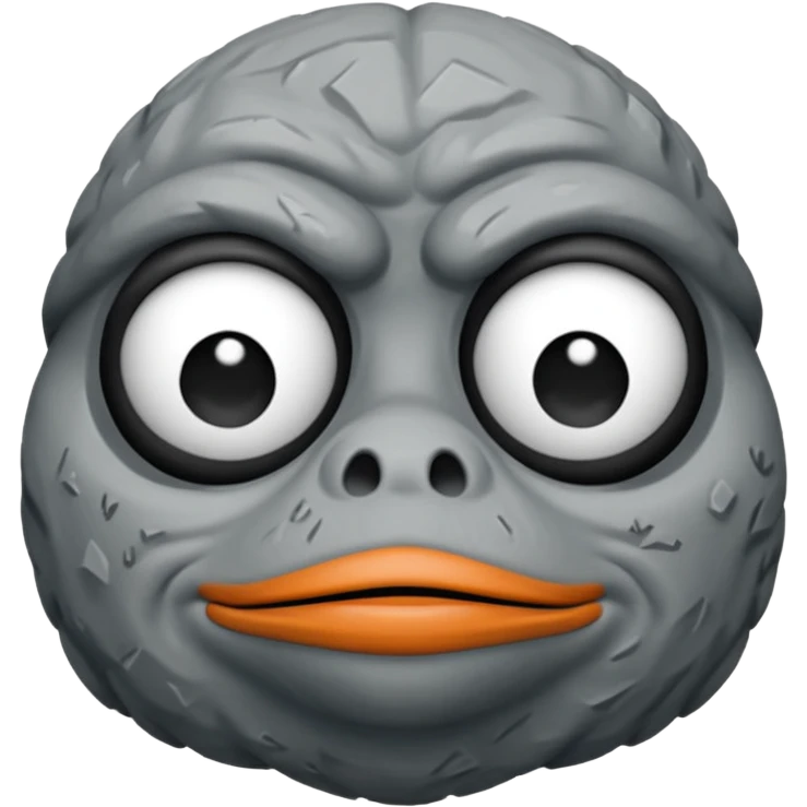 pepe feelsbadman rock face only emoji